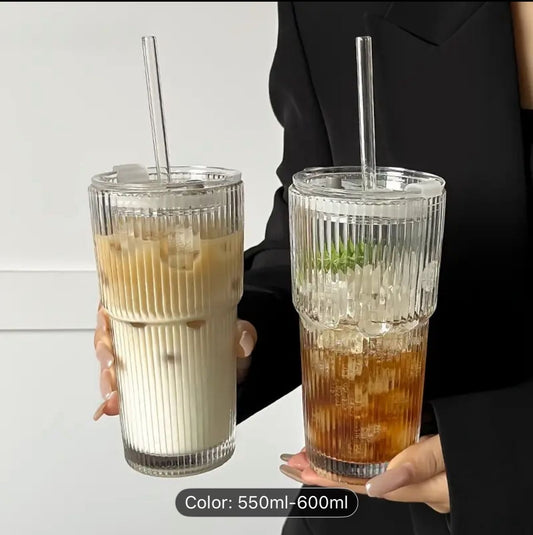 1pc Transparent Glass Cup