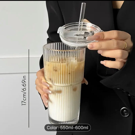 1pc Transparent Glass Cup