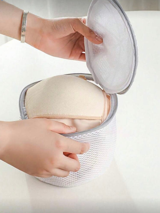 White Lingerie Laundry Bag